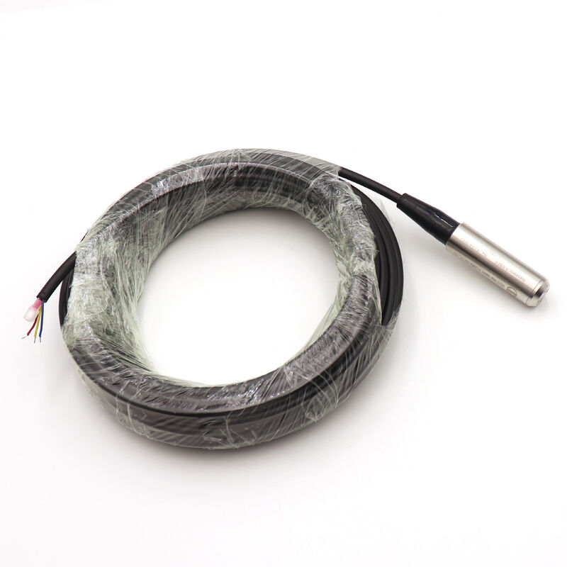 4-20mA 0-10V RS485 출력 액체 수위 센서 500m 우물 시추공 연료 잠수형 수심 레벨 트랜스미터