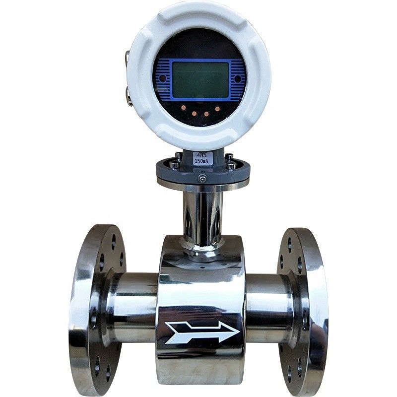 하수물 SST 1Cr18Ni9Ti 플랜지를 위한 OEM ODM 15m/s 디지털 유량 측정 장치
